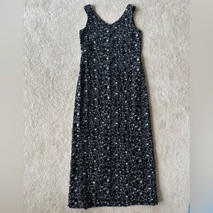Laura Ashley Black Sleeveless Maxi Sundress